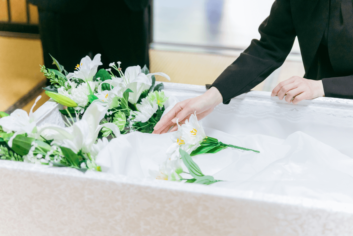 お別れ用花