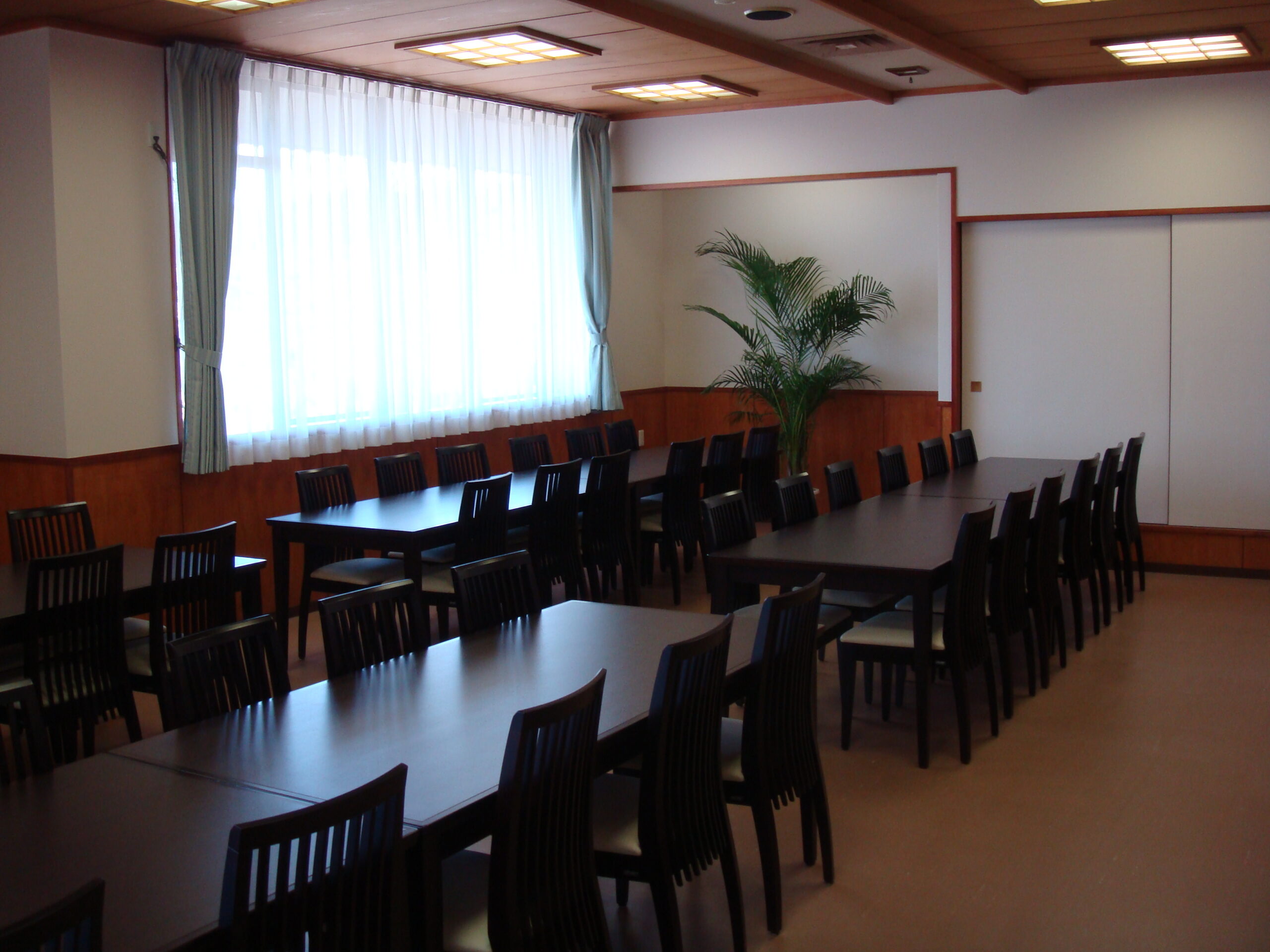 こだま聖苑の待合室