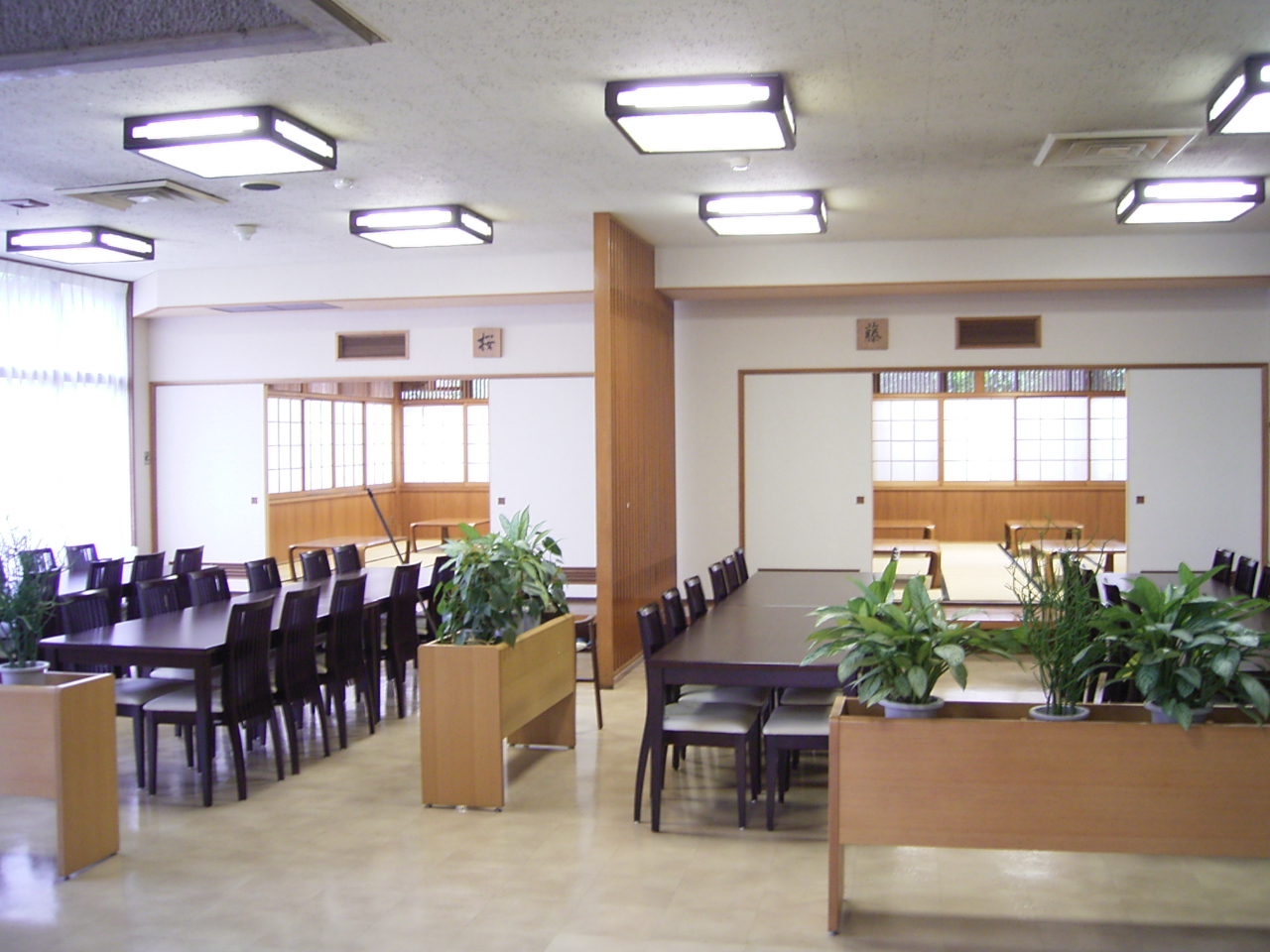 こだま聖苑の待合室