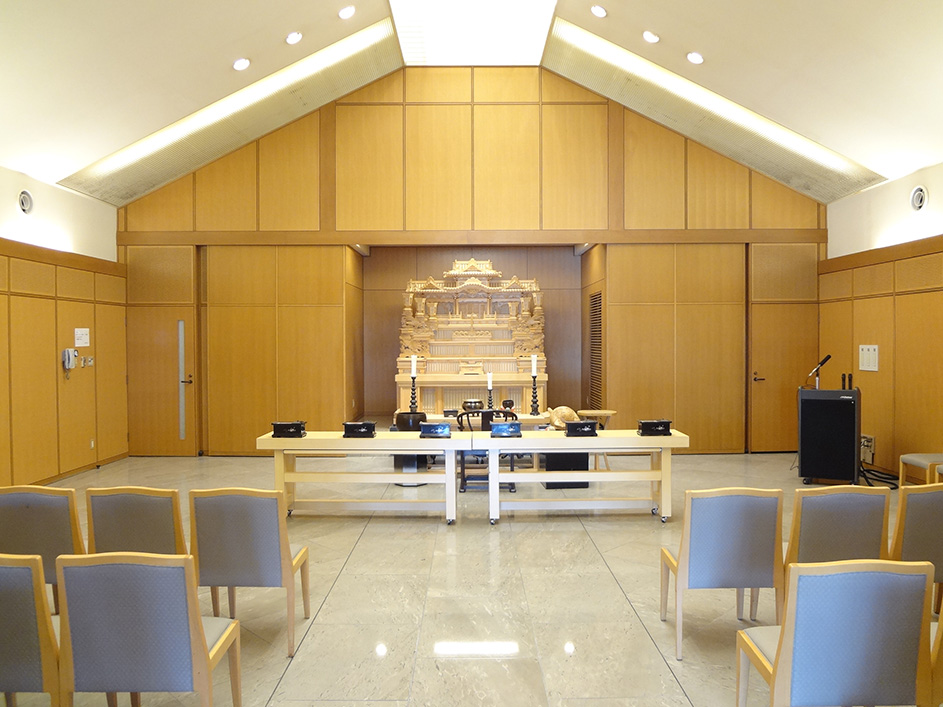 瑞穂斎場の中式場