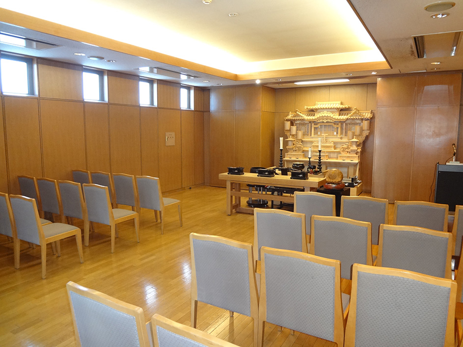 瑞穂斎場の小式場