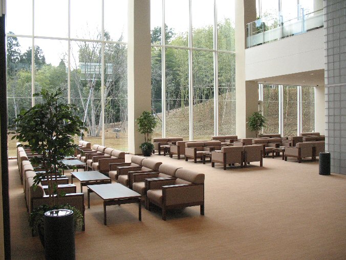 印西斎場の待合室