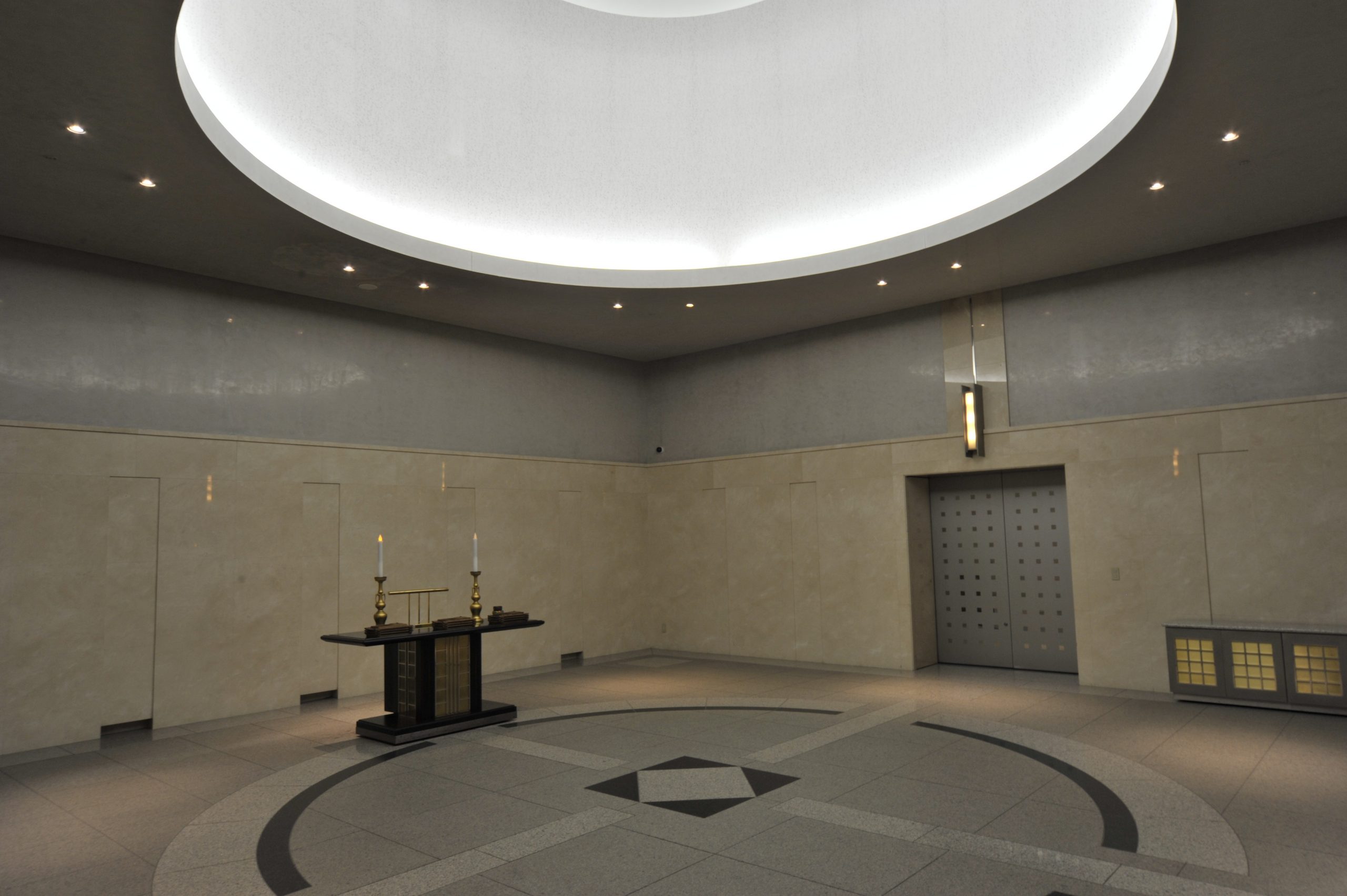 ウイングホール柏斎場の告別室