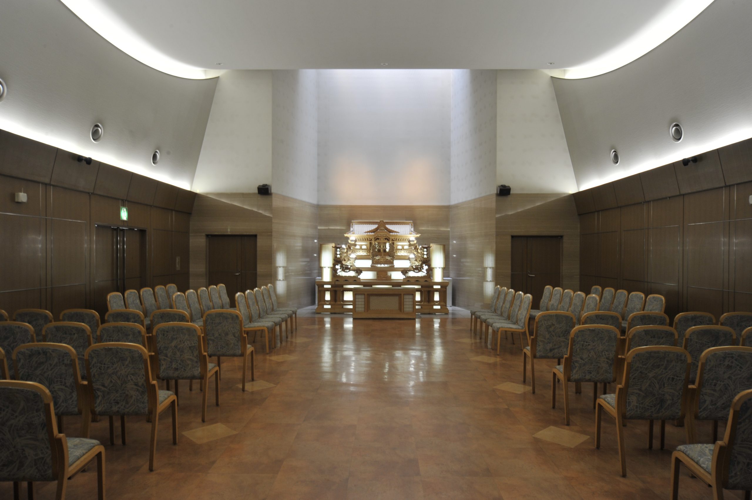 ウイングホール柏斎場の告別式場