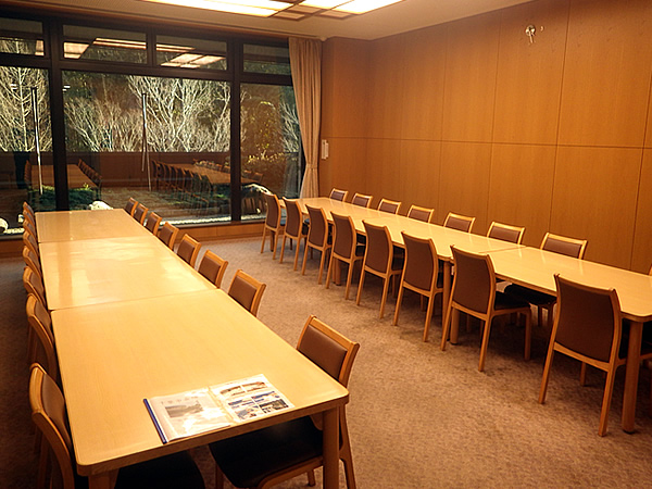 千葉市斎場の待合室
