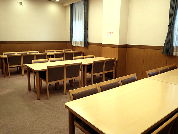千葉市斎場の式場控室