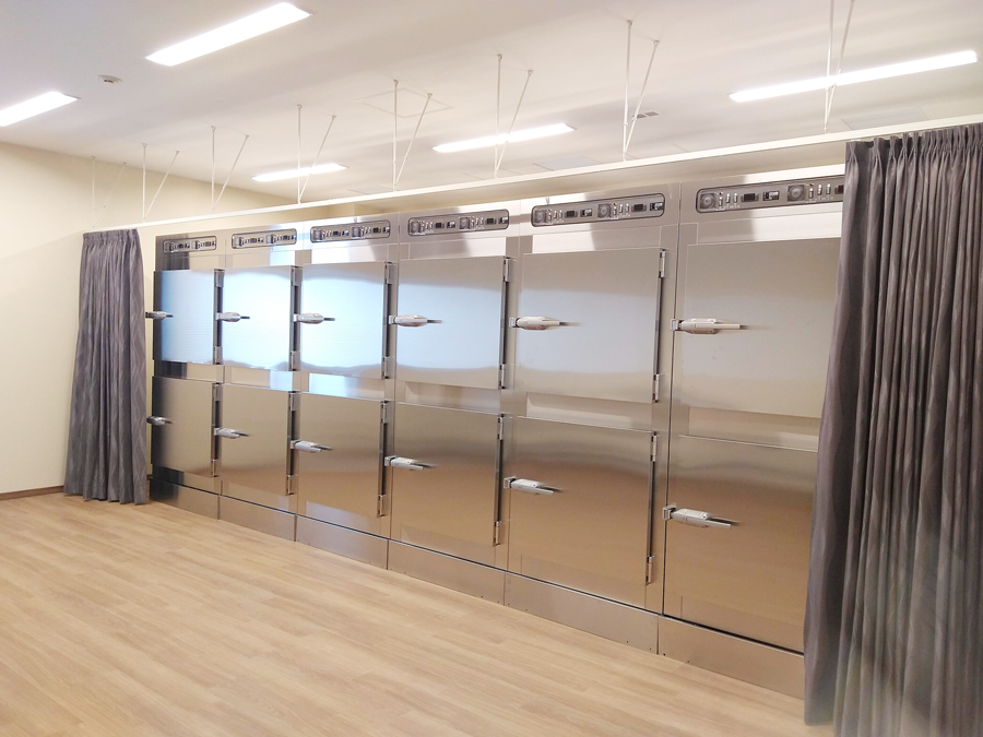 しおかぜホール茜浜の霊安室