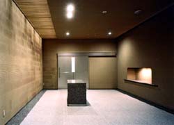 山桑メモリアルホールの告別室