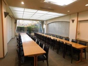 横浜市営久保山斎場の休憩室