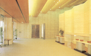 横浜市戸塚斎場の告別ホール